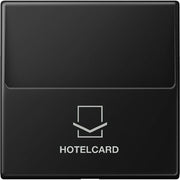 Jung - Abdeckung/Bedienelement für Installationsschalterprogramme Hotelcard-Schalter A 590 CARD SWM graphitschwarz matt