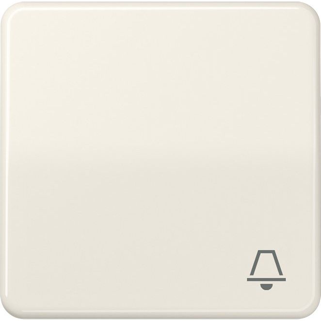 Jung - Abdeckung/Bedienelement für Installationsschalterprogramme Wippe Symbol KLINGEL ws CD 590 BFK für Taster