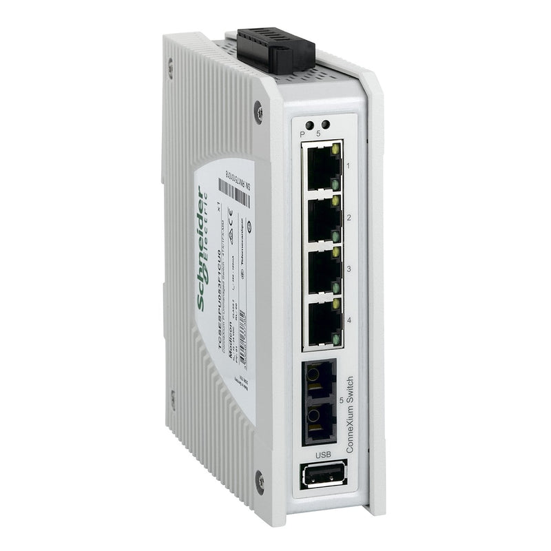 Schneider Electric - Netzwerk Switch ConneXium Premium TCSESPU053F1CU0 Unmanaged 4 Ports