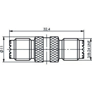 Telegärtner - Koax-Kupplung MiniUHF-Kupplung (F-F) 100024362 − 5 Stück