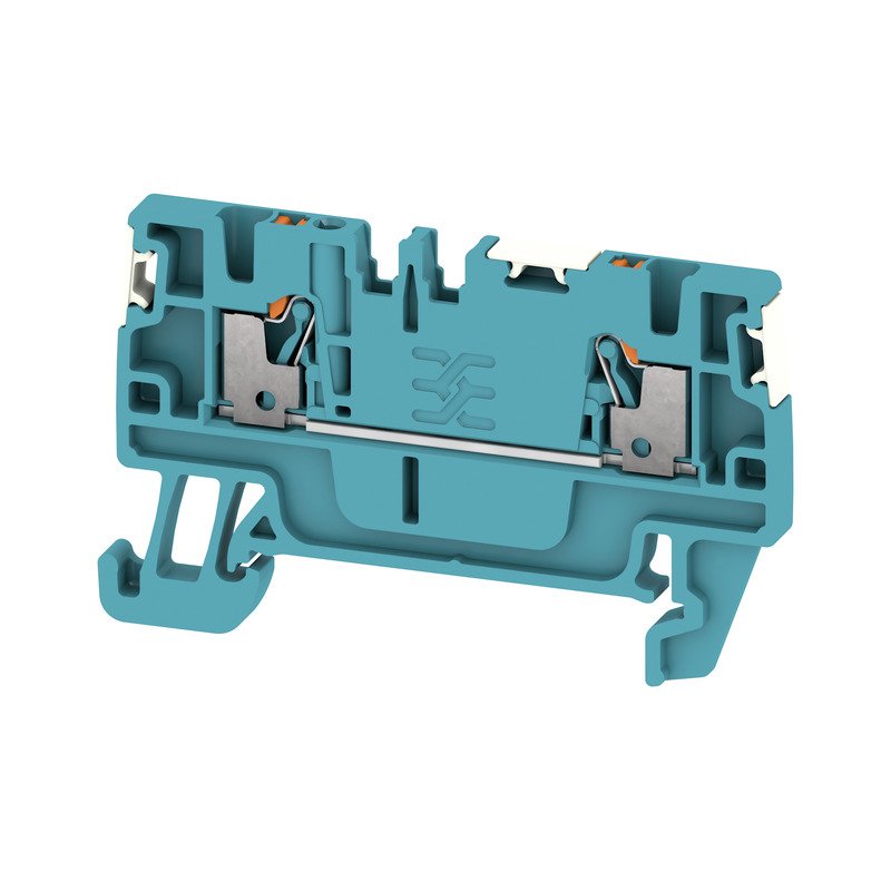 Weidmüller - Durchgangs-Reihenklemme Klemme A2C 1.5 DL BL PUSH IN, 1.5 mm² − 100 Stück