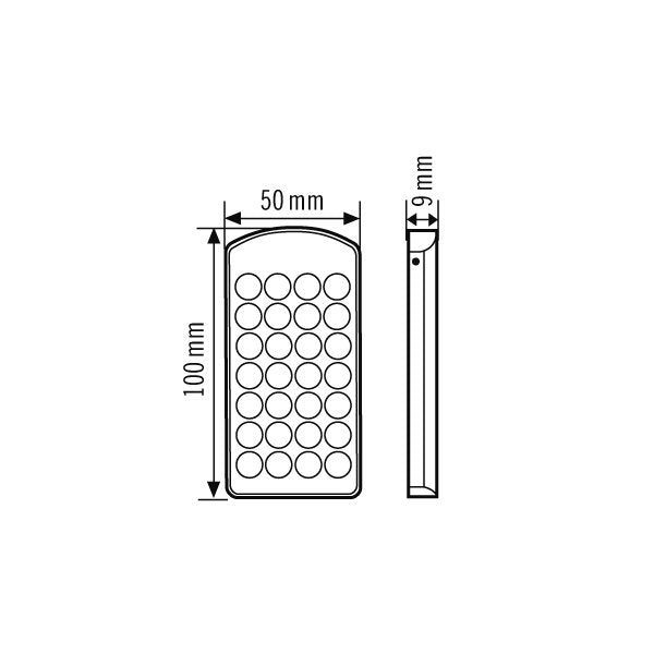 ESYLUX - Zubehör/Ersatzteile für Bewegungsmelder Fernbedienung REMOTE CONTROL für Serie DEFENSOR