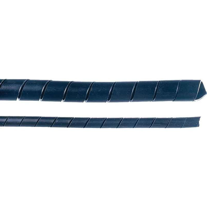 SES Sterling - Kabelbündelungsschlauch Spiralschutzschlauch PE 12 sw Polyethylen − 25 Meter