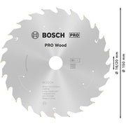Bosch - Kreissägeblatt PRO Wood cordless 2608837674 Kreissägeblatt 150 x