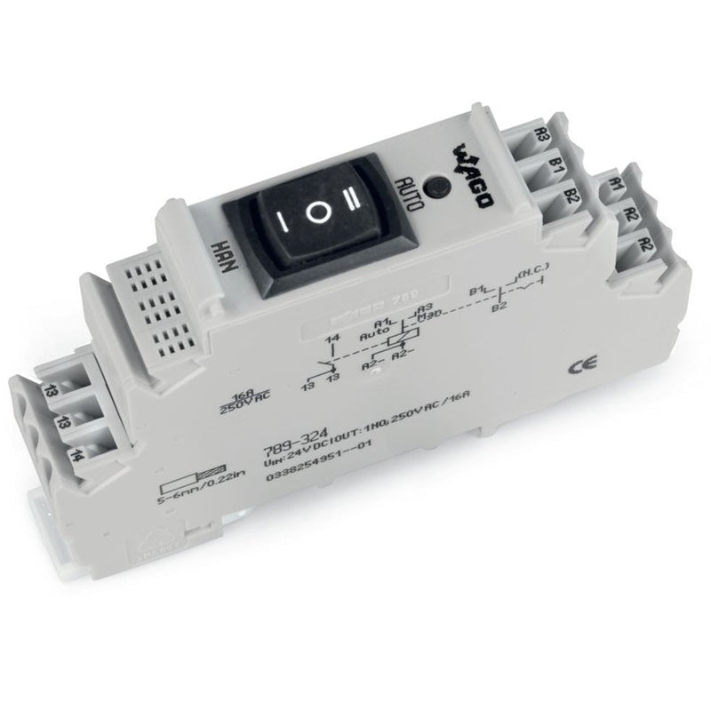 WAGO GmbH & Co. KG - Schaltrelais Relaismodul 789-324 DC 24 V,1 S,grau