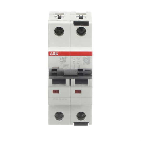 ABB Stotz S&J - Leitungsschutzschalter Sicherungsautomat S302P-C25 25kA, 25A, 2P