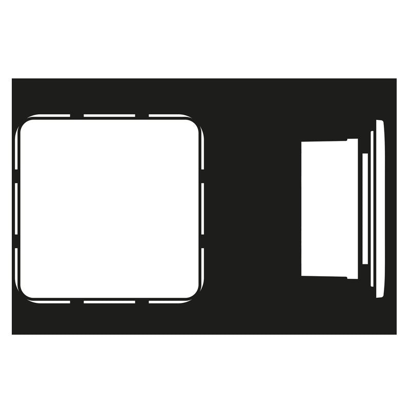 Jung - Bussystem-Raumtemperaturregler KNX Objektregler aws CD 2178 ORTS WW mit int.Busankoppler