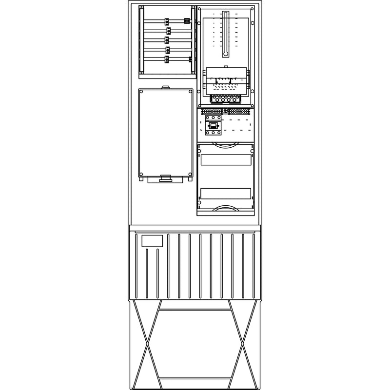Elsta Mosdorfer - Zähler-Komplettschrank Zähleranschlusssäule ZS321.W4.21 A320 W4 1Z 3.HZ 21TE