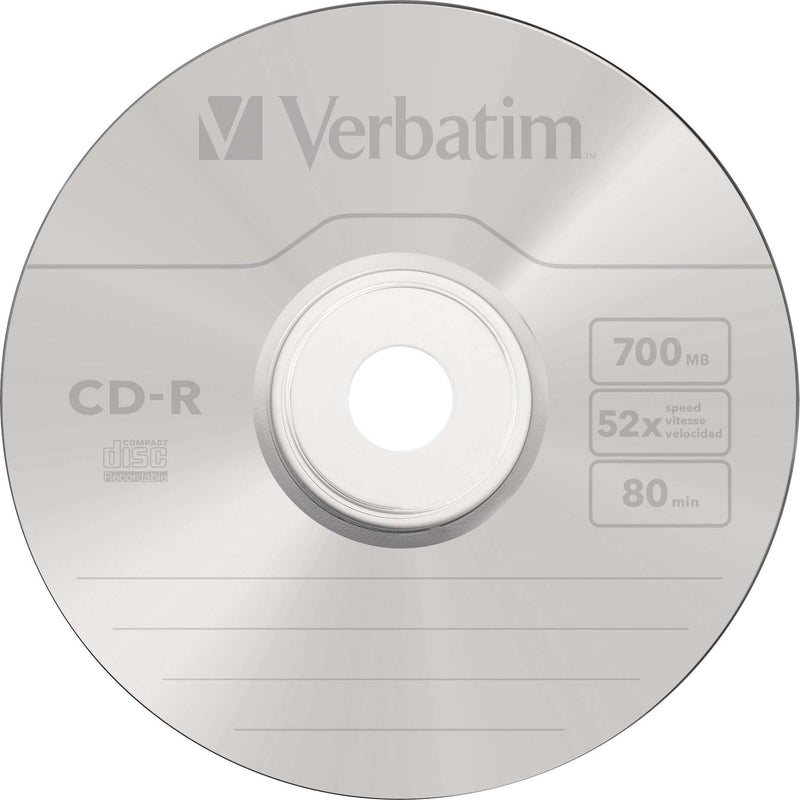 Verbatim - Speichermedium digital CD-R 80min/700MB/52x 43343 (VE50) Cakebox (50 Disc)
