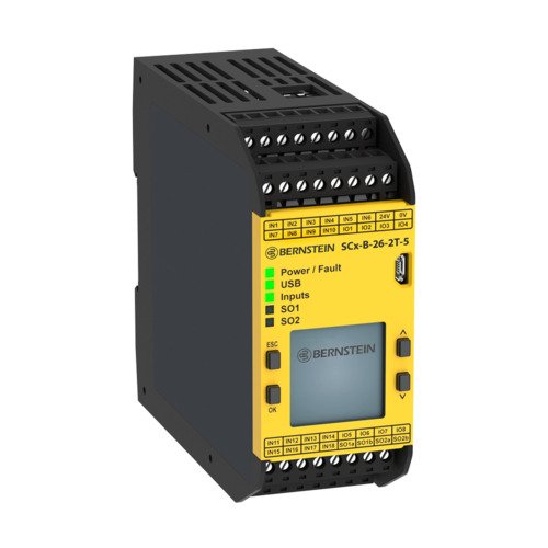Bernstein - SPS-Grundgerät Sicherheitskleinsteuerung SCx-B-26-2T-5 SCx - Basisgerät − 1 Stück by Bernstein
