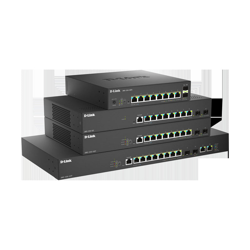 DLink - Netzwerk Switch 12-Port 2.5G BASE-T PoE, DMS-1250-12TP/E 2-port 10G SFP+ and