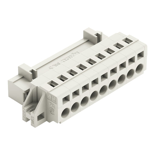 WAGO - Kabelsteckverbinder für Leiterplattensteckverbinder 1-Leiter-Stiftleiste 721-609/019-000 CAGECLAMP,2,5mm²,lgr − 25 Stück