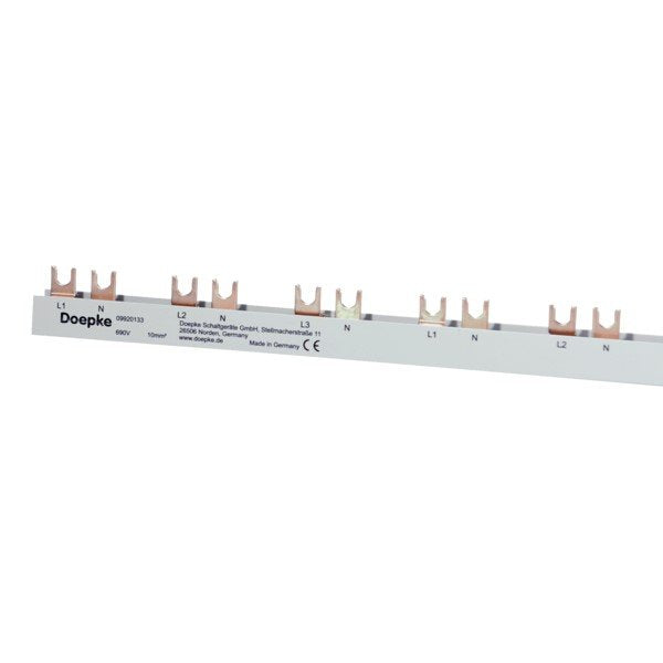 Doepke - Phasenschiene Gabelsammelschiene B G60TE-3/N/S-10 4p, 60TE, 100A