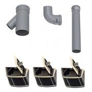 Vaillant - Anschluss-/Rohrbausatz Erweiterungs-Set 0020186771 3er-Kaskade DN130 PP