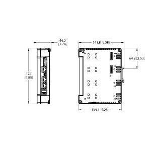 Turck - Grafik-Panel Quad Core IOT Gateway TX800L-P3WV01