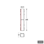 LTS Licht&Leuchten - Elektrisches Zubehör/Ersatzteile für Leuchten Längsverbinder elektr. NEO-IE/9503-S-K-E ws weiß