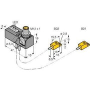 Turck - Induktiver Näherungsschalter Sensor NI2-ISI-0 #1650130 induktiv
