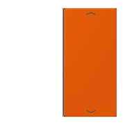 Jung - Abdeckung/Bedienelement für Installationsschalterprogramme Taste 2fach m. Pfeilsymb. LC 402 TSAP 260 orange vif