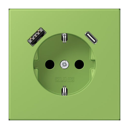 Jung - Steckdose SCHUKO Steckdose LC 1520-15 CA 220 vert 31 (32051)