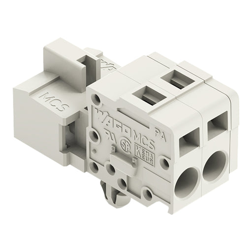 WAGO - Kabelsteckverbinder für Leiterplattensteckverbinder 1-Leiter-Stiftleiste 721-603/018-044 CAGECLAMP,2,5mm²,lgr − 100 Stück