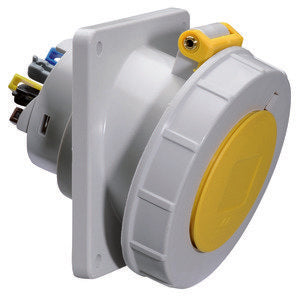 Bals Elektrotech - CEE-Anbausteckdose (IEC 60309) Anbausteckdose geneigt 32A 12852 5p 110V 4h IP67