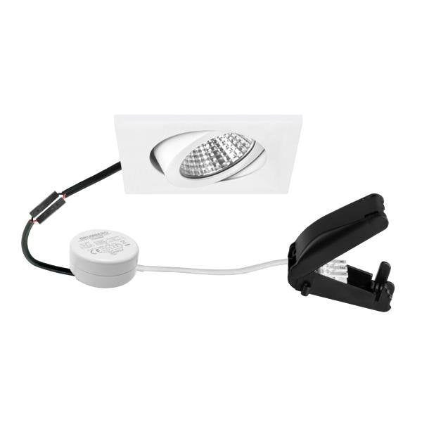 Brumberg Leuchten - Downlight/Strahler/Flutlicht LED-Einbaustrahler 230V 40465173 3000K, ws