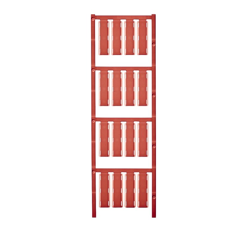 Weidmüller - Kabelmarkierungssystem Leitermarkierer SFX 9/40 S MC NE RT MultiCard,40x9mm,rot − 80 Stück
