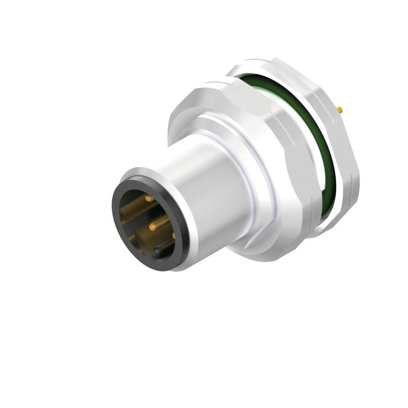 Weidmüller - Rundsteckverbinder, Einbau (PCB) Stecker SAIEM12S4H5.5TLPG9 M12 − 10 Stück
