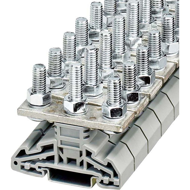 Phoenix Contact - Durchgangs-Reihenklemme Hochstrom-Verbinder HV M8/2 − 25 Stück