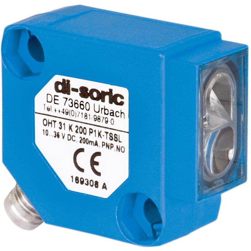 Di-soric - Lichttaster mit Hintergrundausblendung Reflexionslichttaster OHT31 K 200 P1K-TSSL