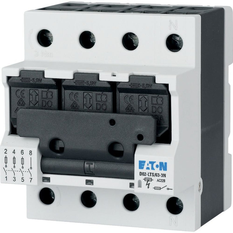 Eaton - D0-Sicherungslasttrennschalter Sicher.lasttrennschalter D02-LTS/63-3N