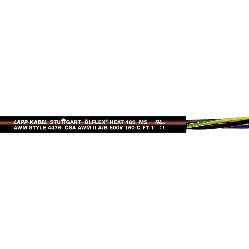 Lapp Kabel&Leitung - Energiekabel < 1 kV, für ortsveränderlichen Einsatz ÖLFLEX HEAT 180 MS 3G0,5 0046601/500 − 500 Meter