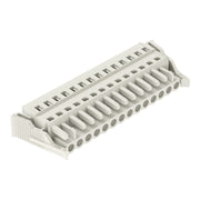 WAGO - Kabelsteckverbinder für Leiterplattensteckverbinder 1-Leiter-Federleiste 721-114/008-000/037- CAGECLAMP 2,5mm²,lgr − 25 Stück
