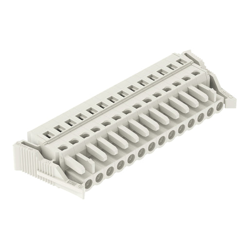 WAGO - Kabelsteckverbinder für Leiterplattensteckverbinder 1-Leiter-Federleiste 721-114/008-000/037- CAGECLAMP 2,5mm²,lgr − 25 Stück