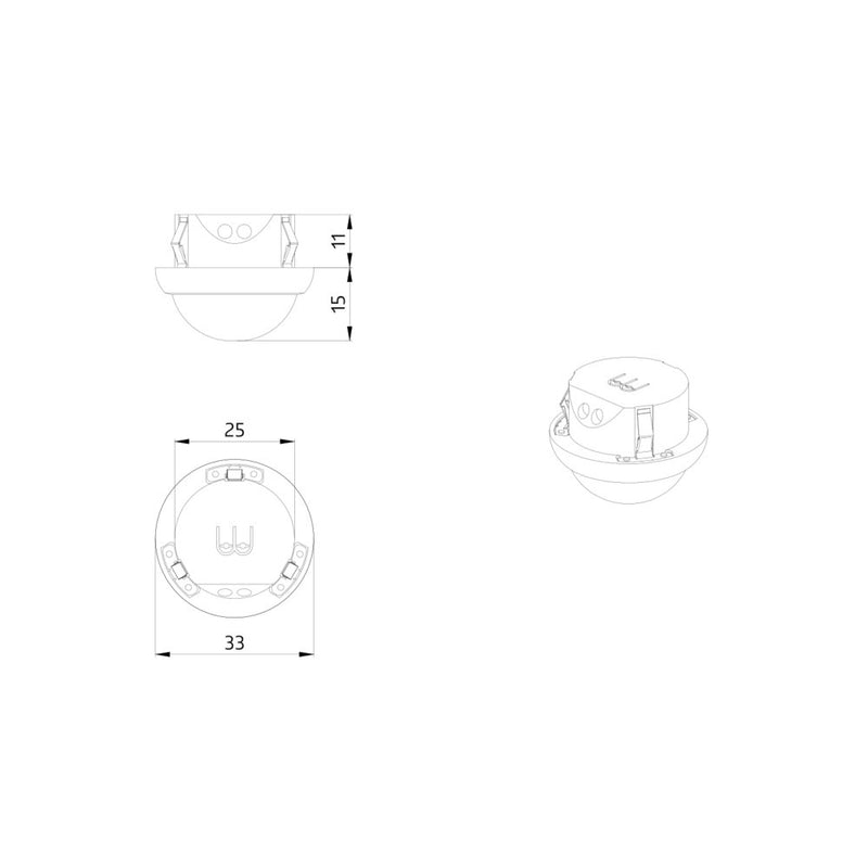 BEG Brück Electronic - Bussystem-Bewegungsmelder Multisensor PICO-BMS DALI-2 DALI