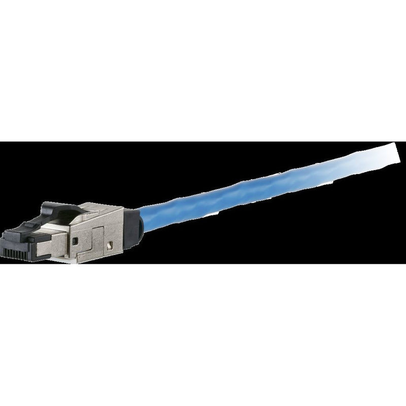 Metz Connect - Modularer Steckverbinder RJ45 Stecker Cat.6A 130E405032-E Kabelzuführ.180 Grad − 1 Stück