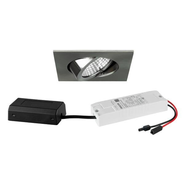 Brumberg Leuchten - Downlight/Strahler/Flutlicht LED-Einbaustrahler 230V 41465153 3000K quadratisch