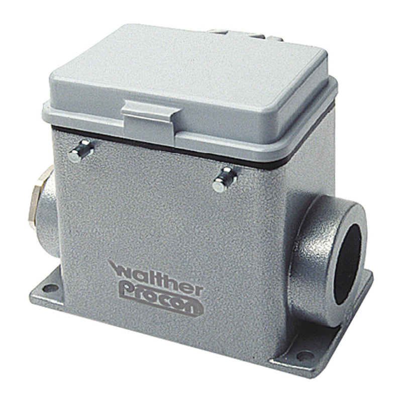 Walther Werke - Gehäuse für Rechtecksteckverbinder Sockelgehäuse T701232MS A322 81,5mm hoch