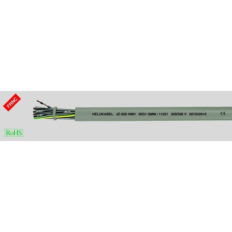 Energiekabel < 1 kV, für ortsveränderlichen Einsatz HEL JZ-500 HMH 25G2,5 JZ-500 HMH 25G2,5 Steuerleitung