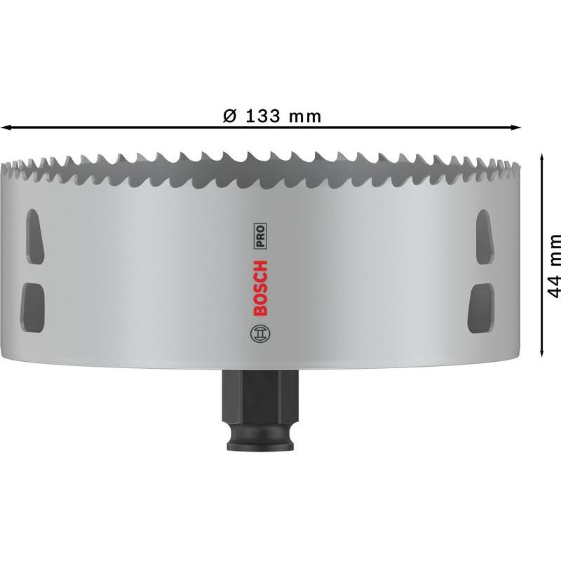 Bosch - Lochsäge PRO Multi Material PC Plus 2608594417 Lochsäge, 133 mm