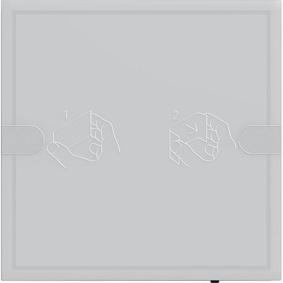 Gira - Bussystem-Tastsensor KNX Tastsensor 4 5001028 Komf. 1f TS4 anthr