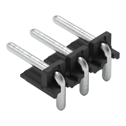 WAGO GmbH & Co. KG - Leiterplattensteckverbinder THT-Stiftleiste Lötstift 2092-1723 1,4mm,abgewinkelt,sw − 300 Stück