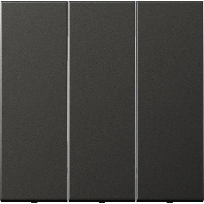 Jung - Abdeckung/Bedienelement für Installationsschalterprogramme Wippe 3-fach AL 993 AN für Schalter+Taster