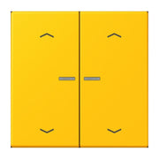 Jung - Bedienelement intelligent Taster mit Pfeilsymbolen BT LC 17102 P 263 le jaune vif