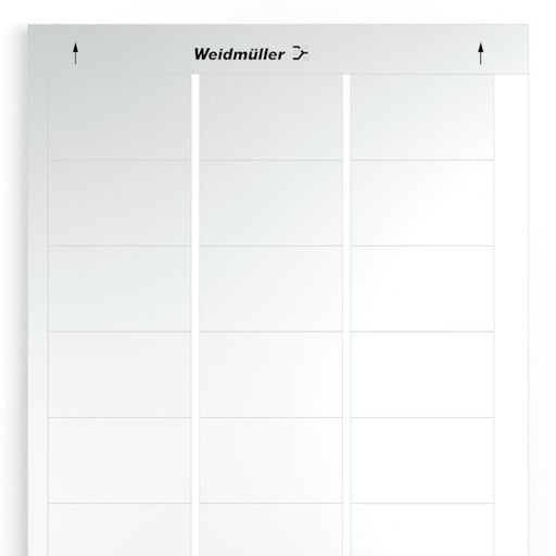 Weidmüller - Kennzeichnungsmaterial Gerätemarkierer LM MT300 60X36 SI − 10 Stück
