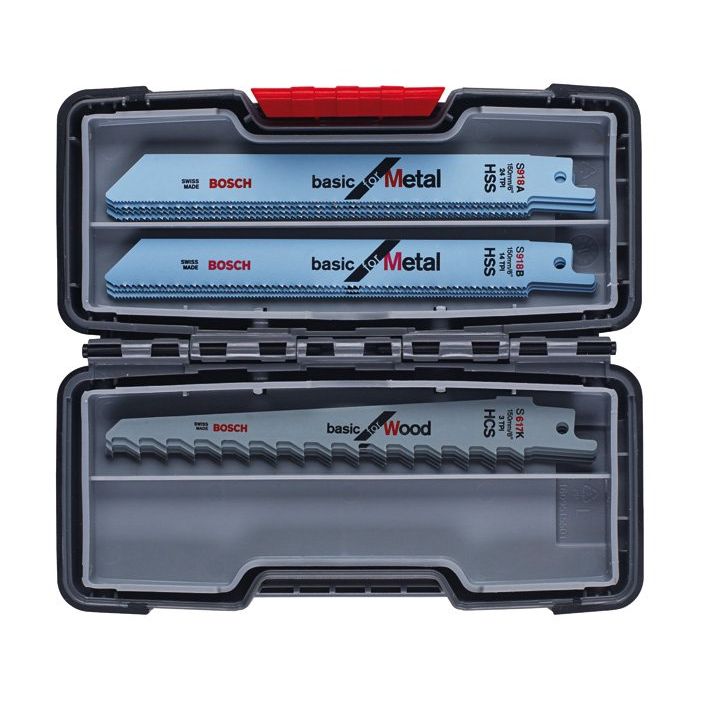 Bosch - Sägeblatt Sortiment 15-tlg. Säbelsägeblatt-Set 2607010901 Wood and Metal Basic