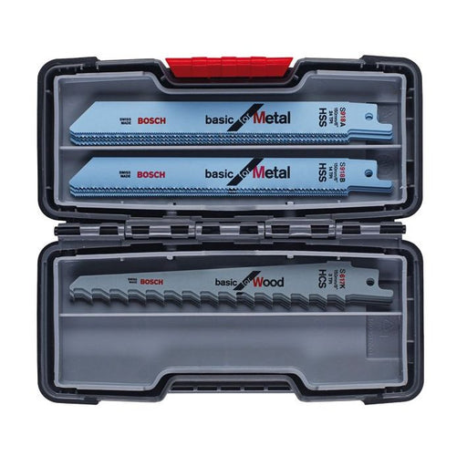 Bosch - Sägeblatt Sortiment 15-tlg. Säbelsägeblatt-Set 2607010901 Wood and Metal Basic