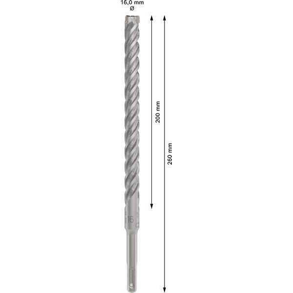 Bosch - Bohrer PRO SDS plus-5X 2608833826 Hammerbohrer 16 x