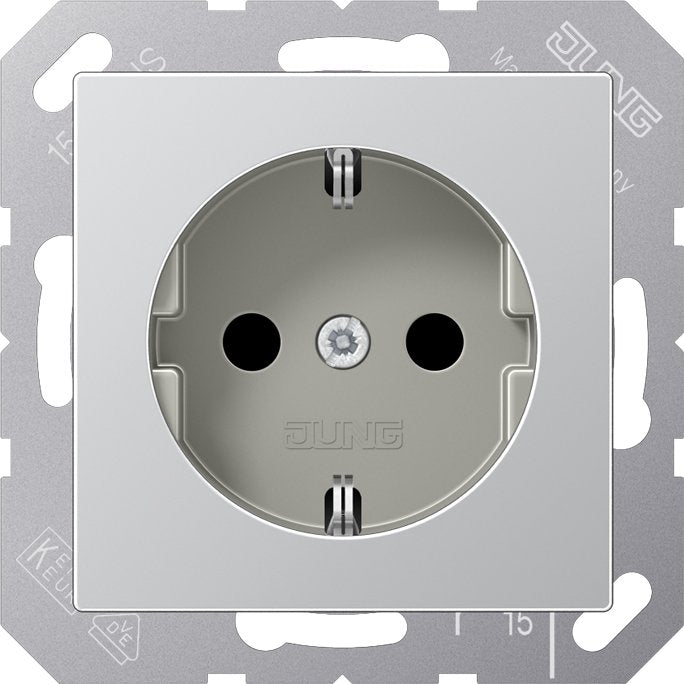 Jung - Steckdose SCHUKO-Steckdose A 1520 AL aluminium