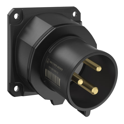 Walther Werke - CEE-Gerätestecker (IEC 60309) CEE NEO Anbaugerätestecker FW733307CC schräg 32A 3P 7h